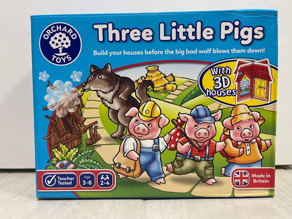 Three Little Pigs - Orchard Toys, 興趣及遊戲, 玩具& 遊戲類- Carousell