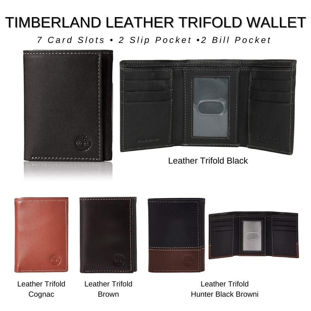 timberland leather wallets