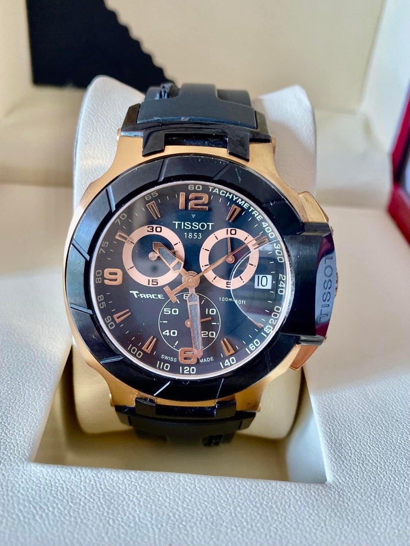 Tissot t race outlet rose gold