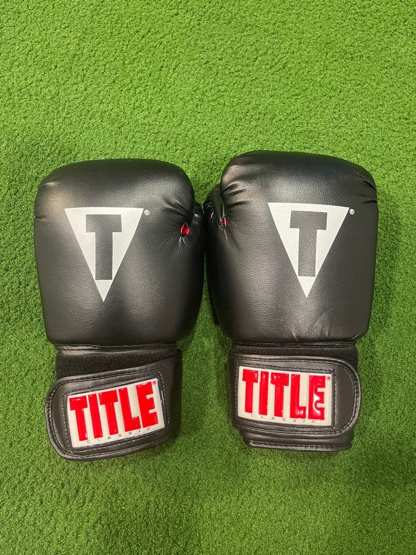 Title boxing gloves 12 oz hot sale