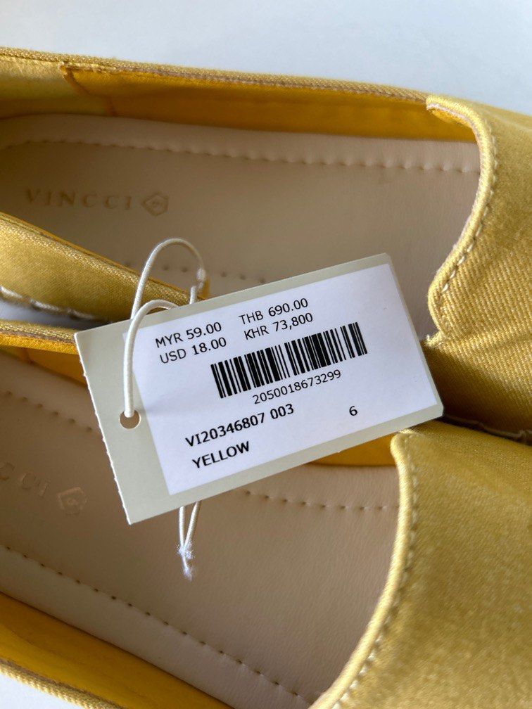 Cute yellow flats cheap