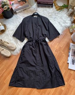 Zara Puff Maxi Dress, Women's Fashion, Dresses & Sets, Dresses on Carousell