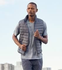 UNIQLO Ultra Light Down Padded Puff Vest Gilet Gray Size Medium