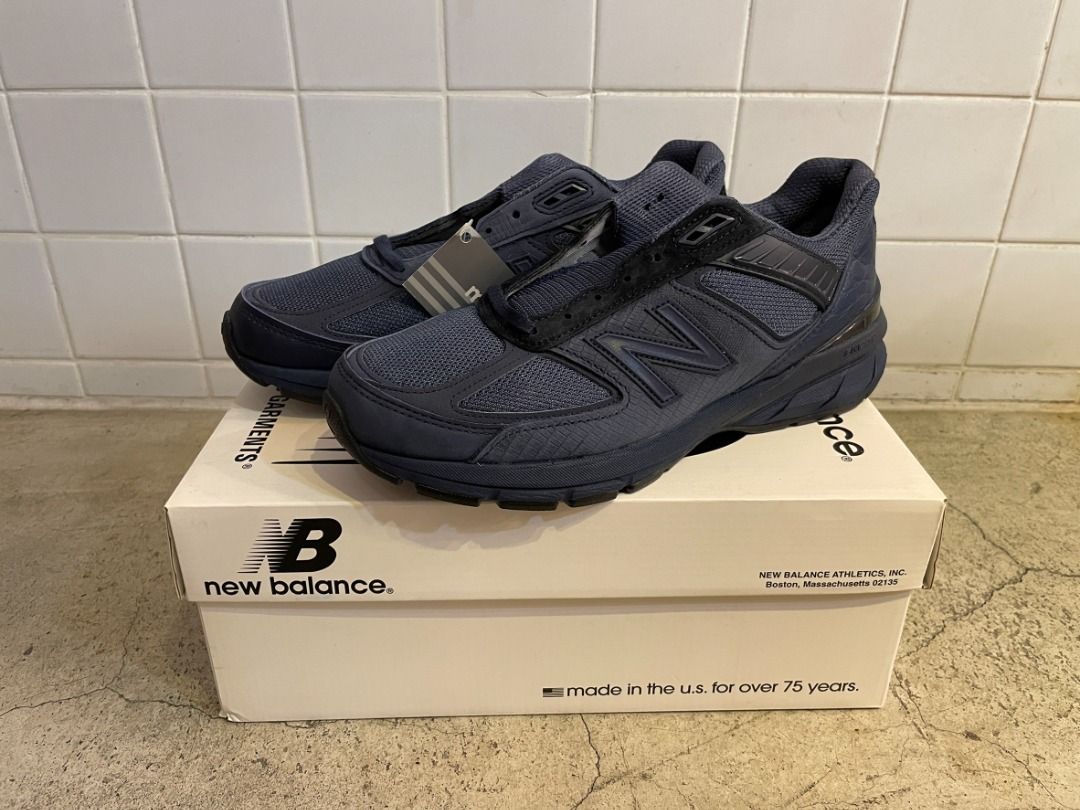 UNIQUE｜全新現貨 NEW BALANCE x Engineered Garments 990v5 EGN5 藍色異材質拼接 EG NB 美製  USA