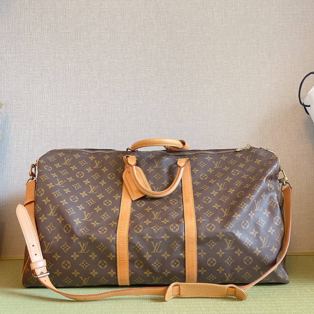 LV Keepall bandouliers 45, Luxury, Bags & Wallets on Carousell