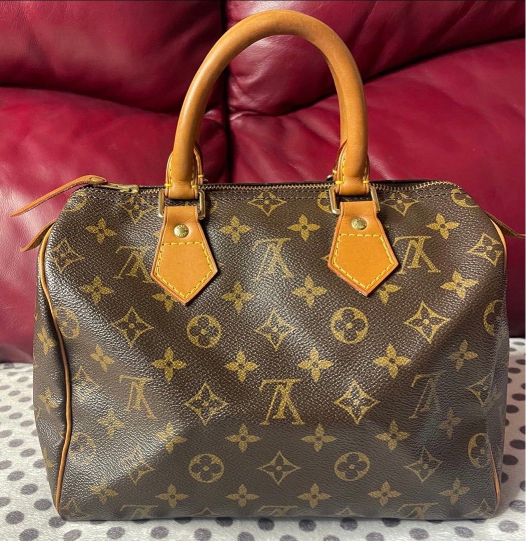 Lv speedy 25 monogram, Luxury, Bags & Wallets on Carousell