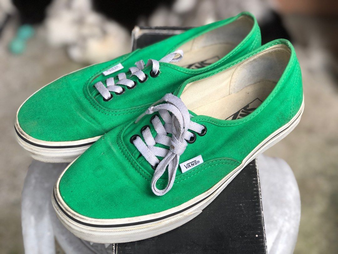Vans deals bright green