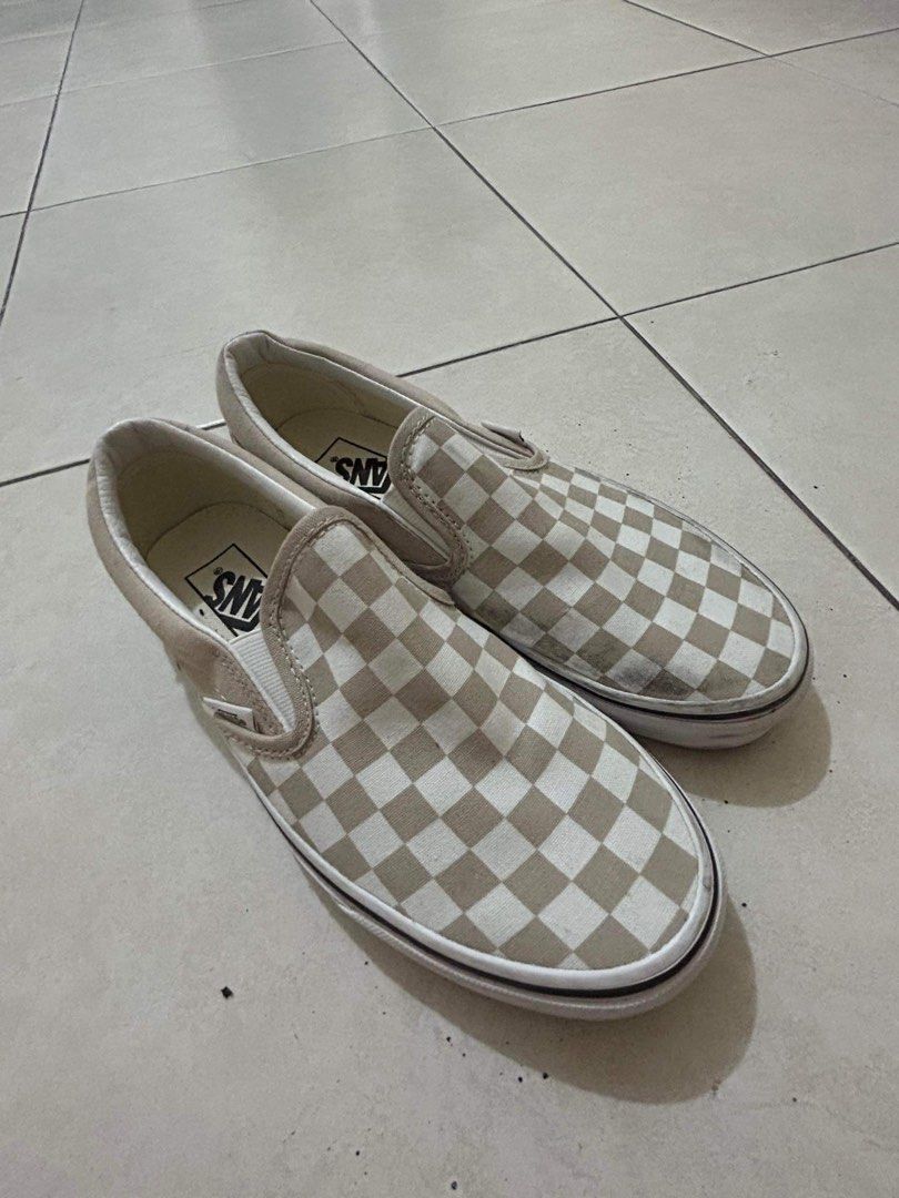 Vans Checkerboard in Nude