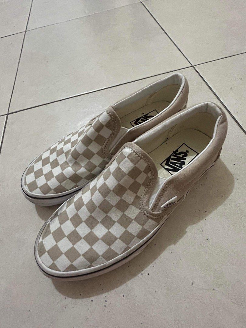 Vans Checkerboard in Nude