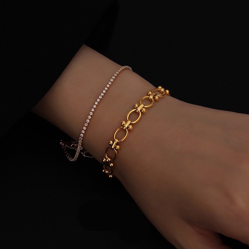 Vermeer Link Chain Gold Bracelet, Luxury, Accessories on Carousell
