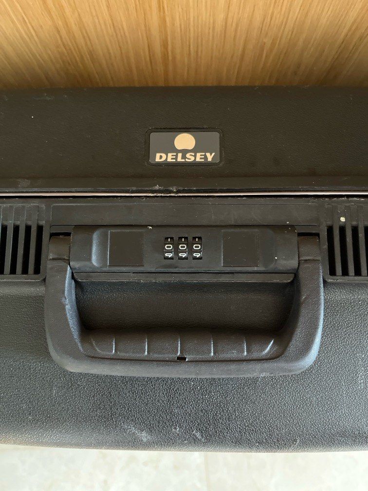 Vintage Delsey Suitcase, Hobbies & Toys, Travel, Luggage on Carousell