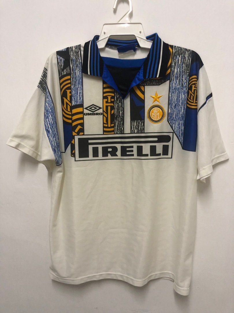 Vintage Jersey Umbro Inter Milan 90s, Men's Fashion, Activewear on