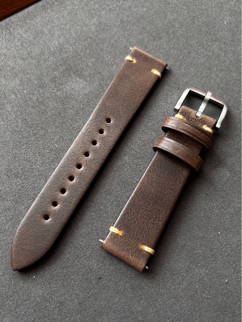 Vintage leather new arrivals strap 20mm