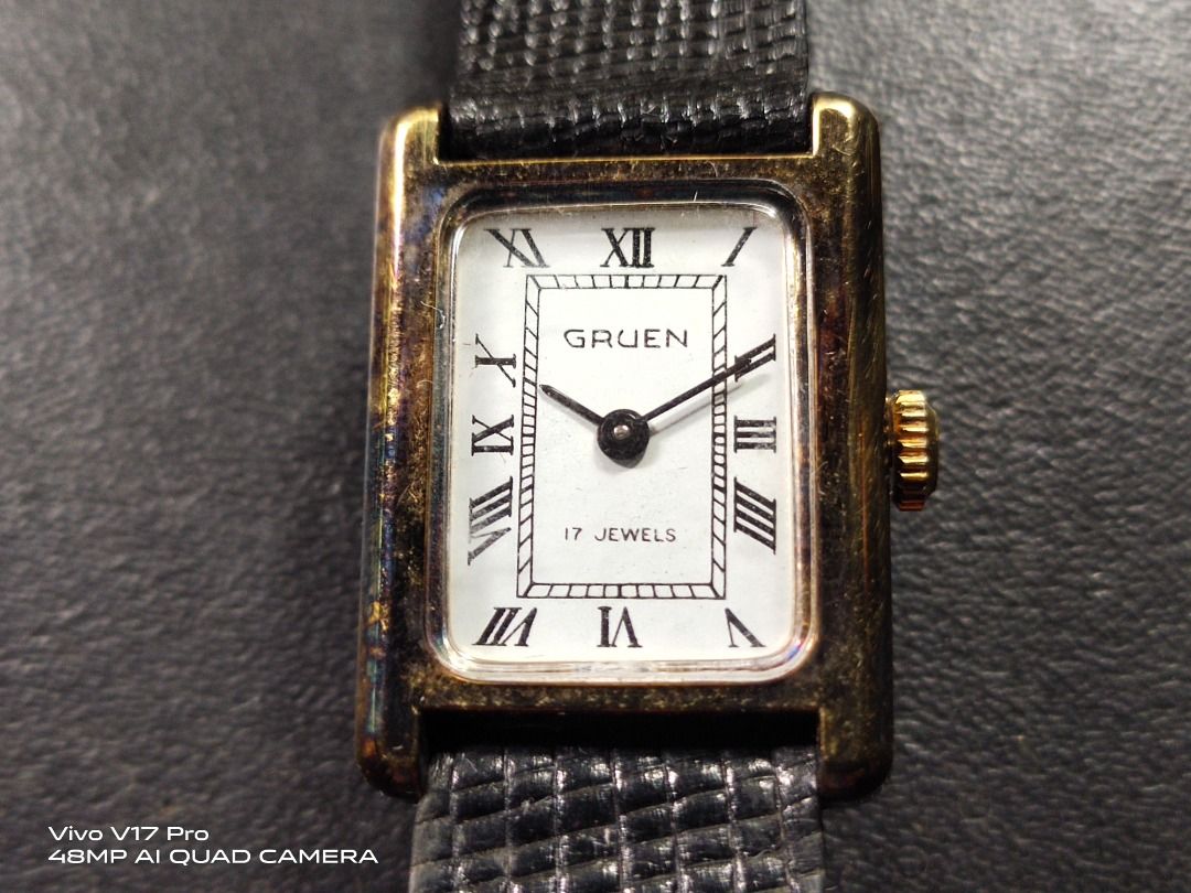 Gruen 17 jewels hot sale ladies watch