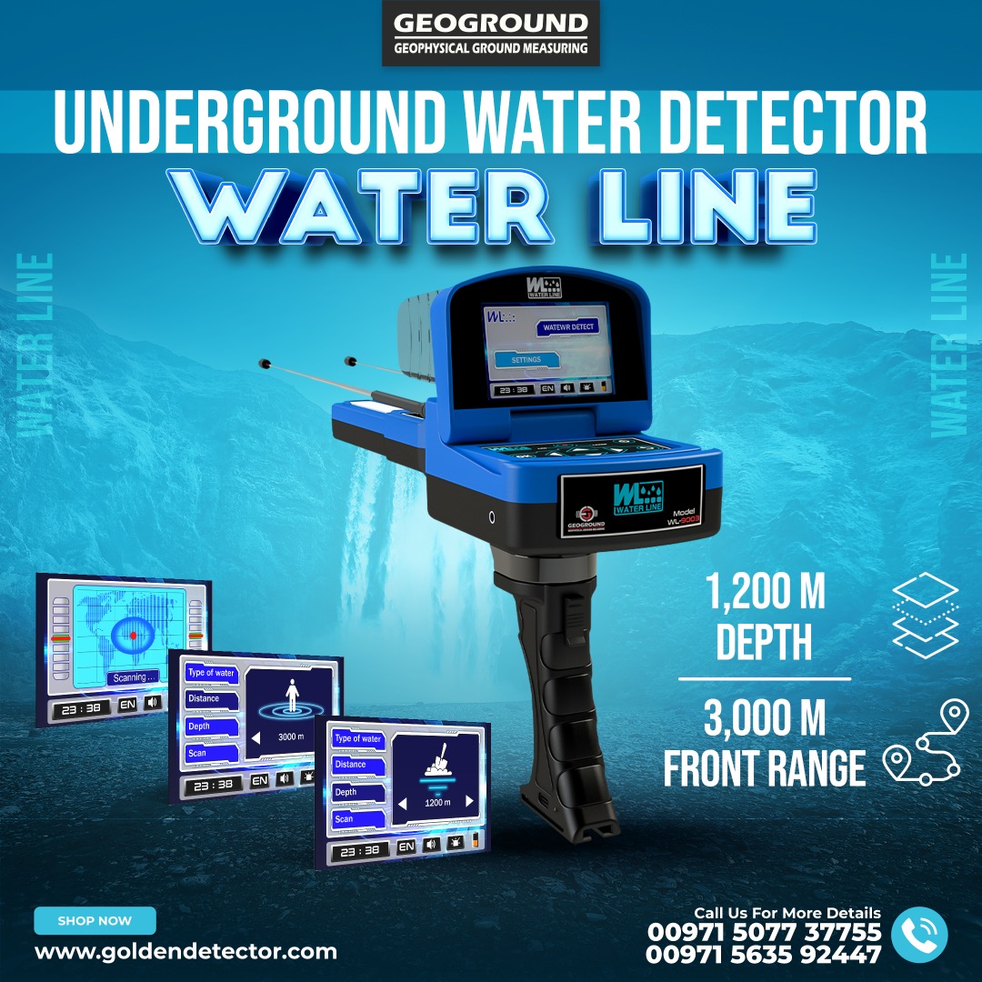 Water Line New Water Detector Long Range Technology by GeoGround
