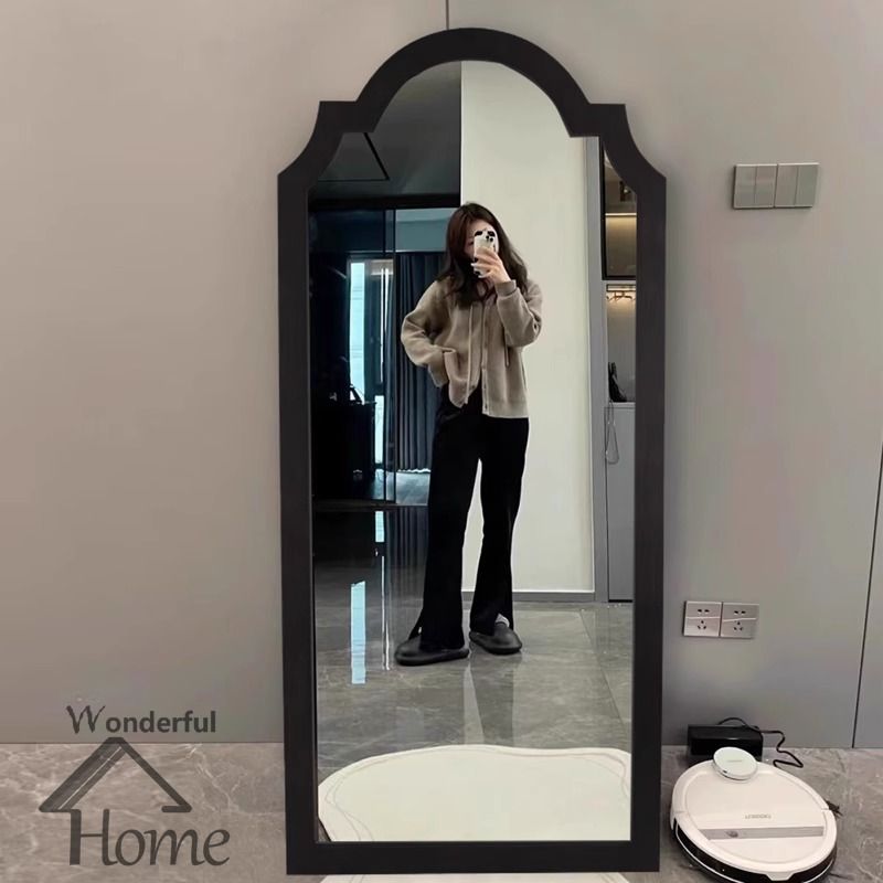 WH-0156 French Simple Full-length Mirror Retro, Furniture & Home Living ...