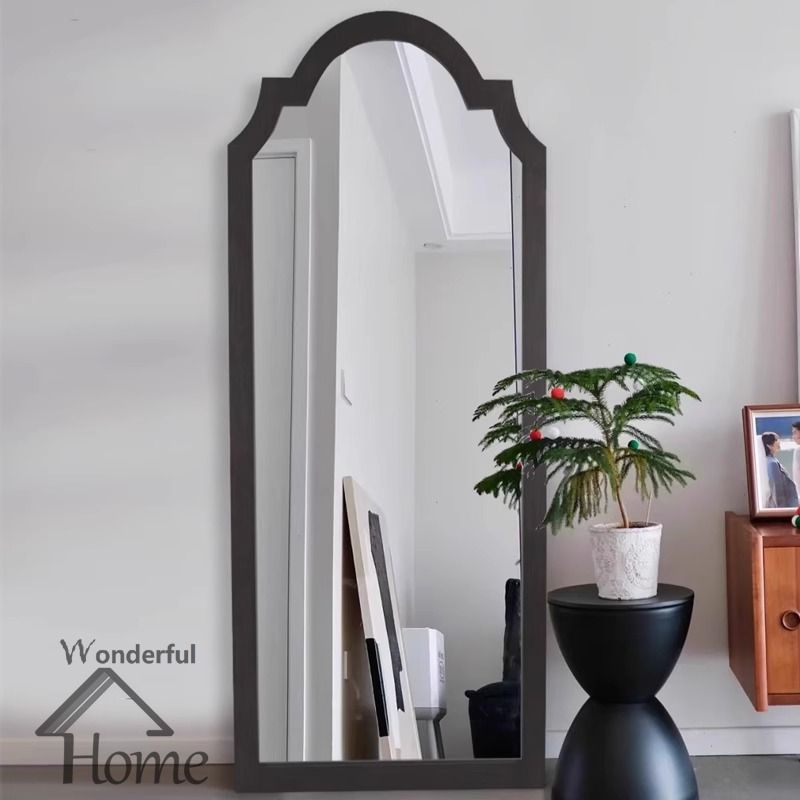 WH-0156 French Simple Full-length Mirror Retro, Furniture & Home Living ...