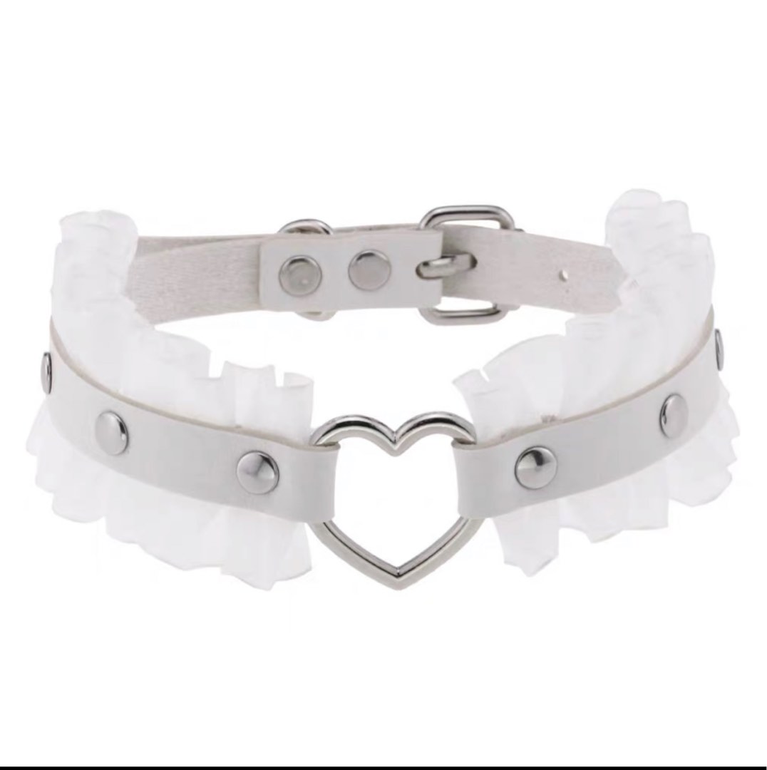 White collar choker outlet