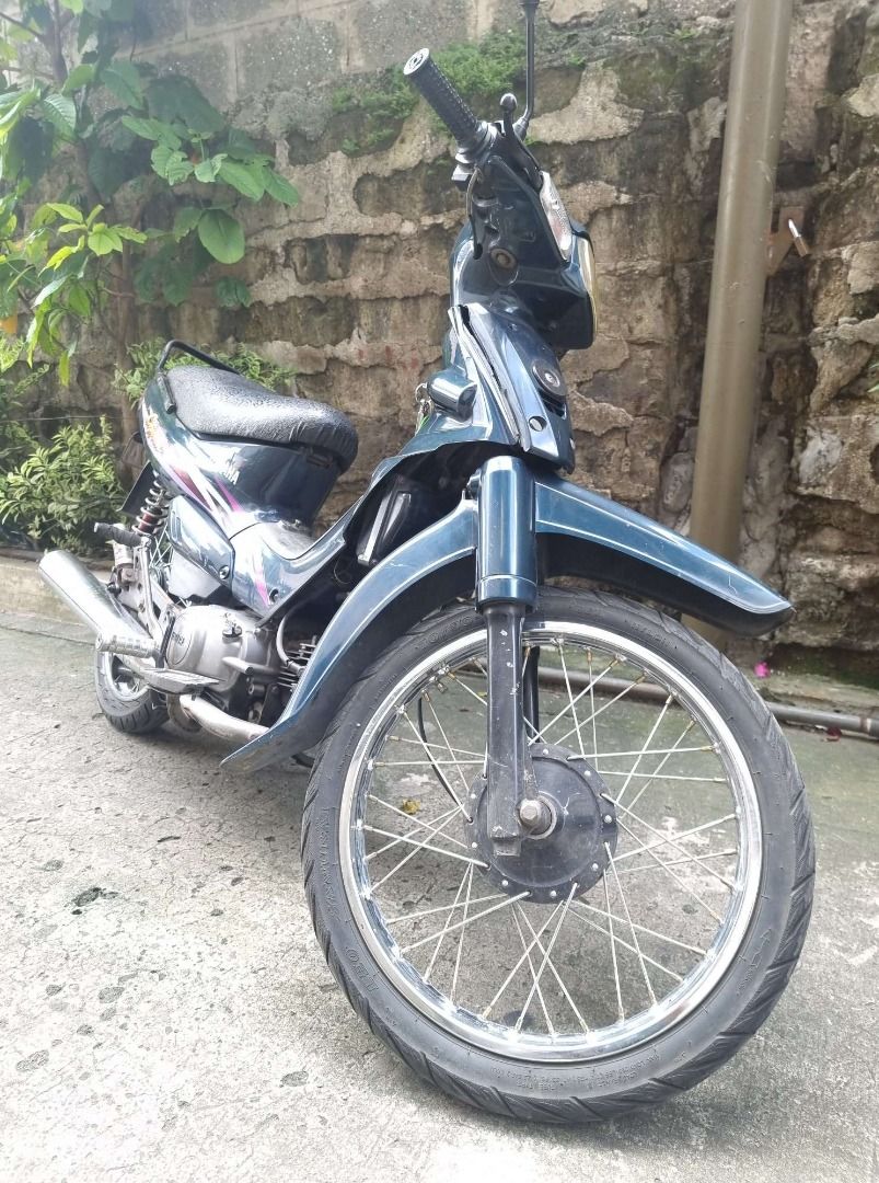 Yamaha Crypton - BLUISH BLACK 2003 Model (Category: Motorbikes for Sale) located in Quezon City. Submitted by kontaktpoint (Listing ID 1260714198, Image 1). Description: Yamaha Crypton - BLUISH BLACK 2003 Model Engine Displacement : 125cc , Complete and Registered LTO Documents, Seldom used, KM Reading:19,760 KM. , Transmission; Semi Automatic ₱15,000.00 or Best Offer. Contact Person: Emily Contact Number: 09772591198.