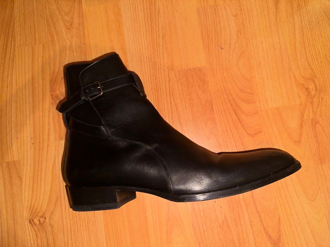 Yves Saint Laurent leather boots for men winter fall collection 2023 24
