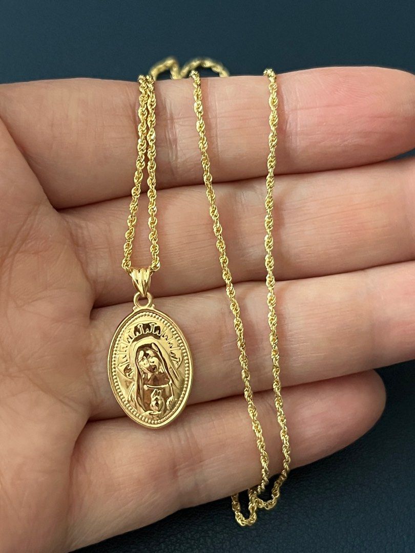 Mary necklace pendant shop