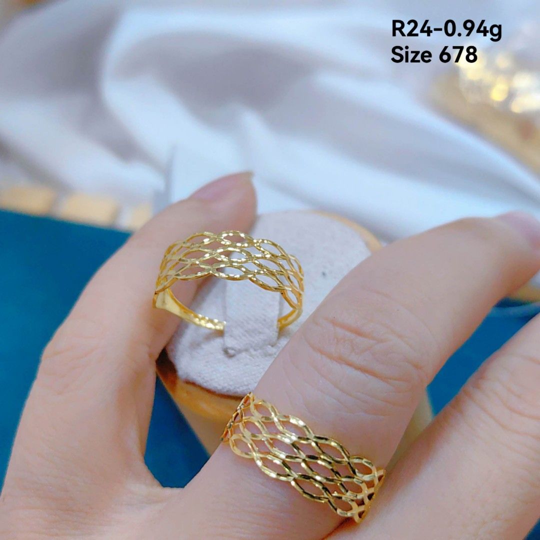 Saudi gold best sale ring for ladies