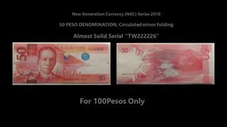 50 PESO New Generation Currency (NGC)