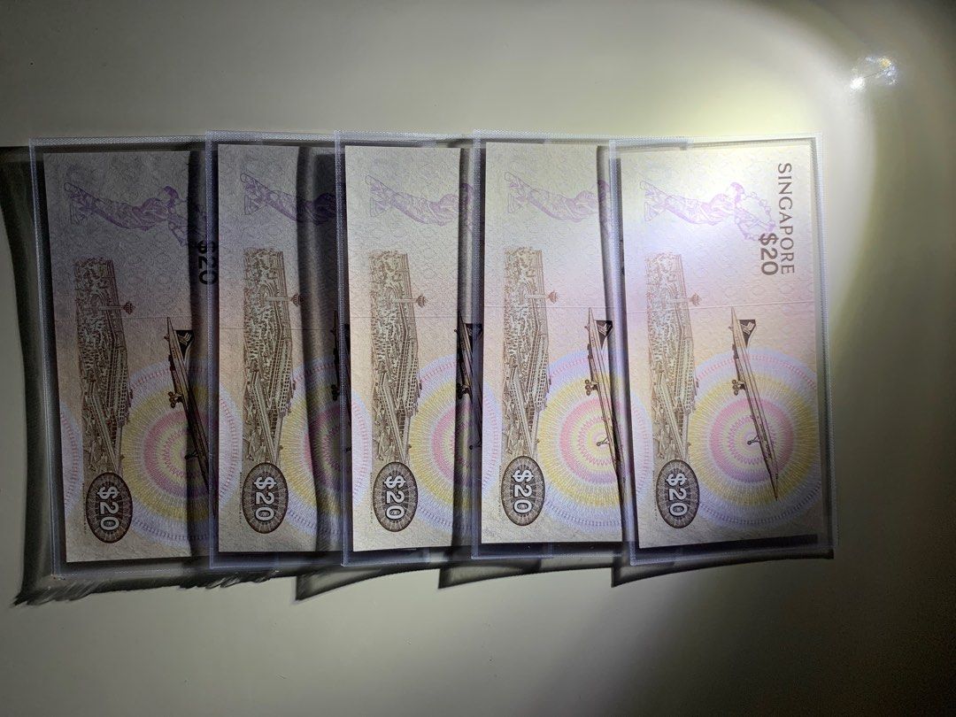 Banknote Inks 5run $20 A80 last prefix ink smear error banknote, Hobbies & Toys ...