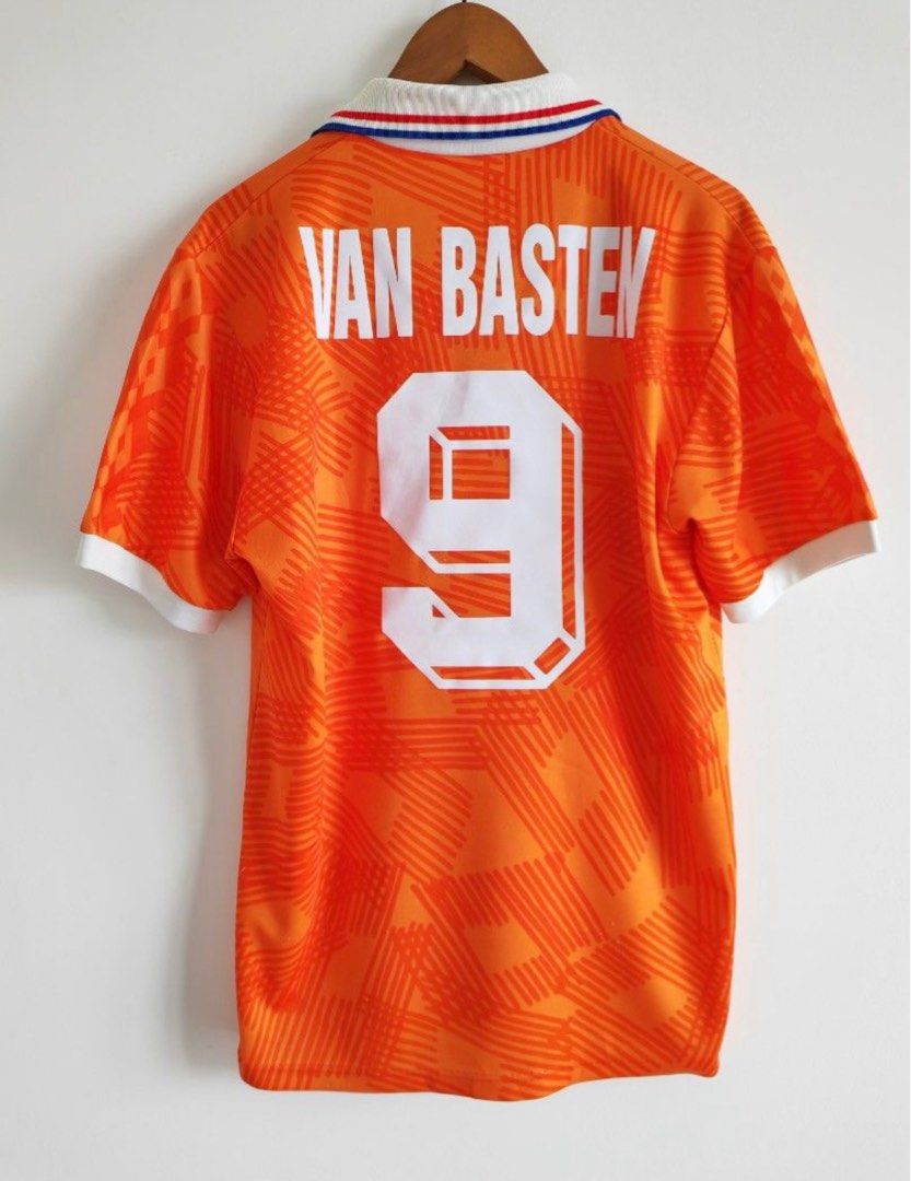 Vintage #9 Marco Van Basten Jersey 1996 Netherlands Soccer Jersey