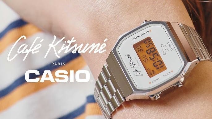 CASIO×カフェキツネ A168WECK-7AEU A168WECK-7A | Vintage Silver | CASIO