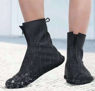 🔥熱賣🔥 💦矽膠防水鞋套 拉鍊雨鞋套 中筒鞋套🏃♂64196075940865110