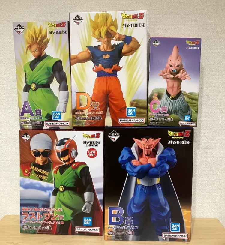 全新日版 一番賞 龍珠 ABCD last dragon ball masterlise figure ichiban kuji, 興趣及遊戲 ...