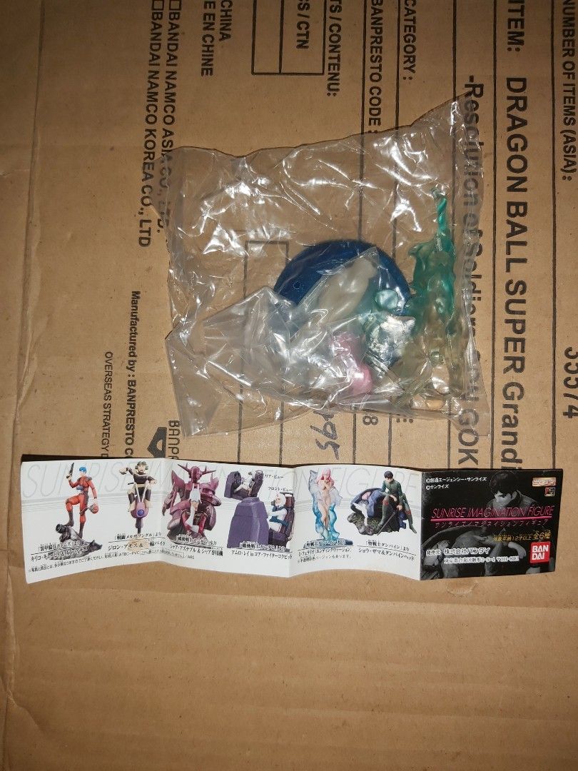 女主角聖戰士Sunrise Imagination Figure 1 扭蛋Collection枱頭擺設