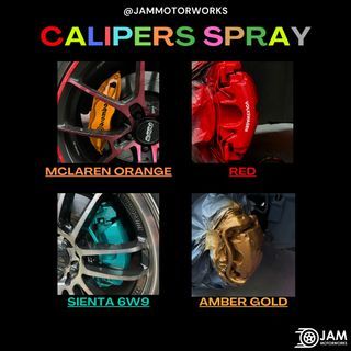 🔥 Caliper Spray Paint🔥 Car Rims and Brake Caliper Spray Paint Services *Limited time promo* Porsche Cayenne suitable for all car models like BMW , Audit , Honda Vezel , Toyota , Mitsubishi , Mercedes , Brembo , Suzuki , Mini Cooper, Toyota , Brake Kit