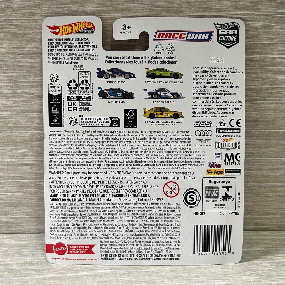 美版Hot Wheels Hotwheels PREMIUM CAR CULTURE RACE DAY PORSCHE 935