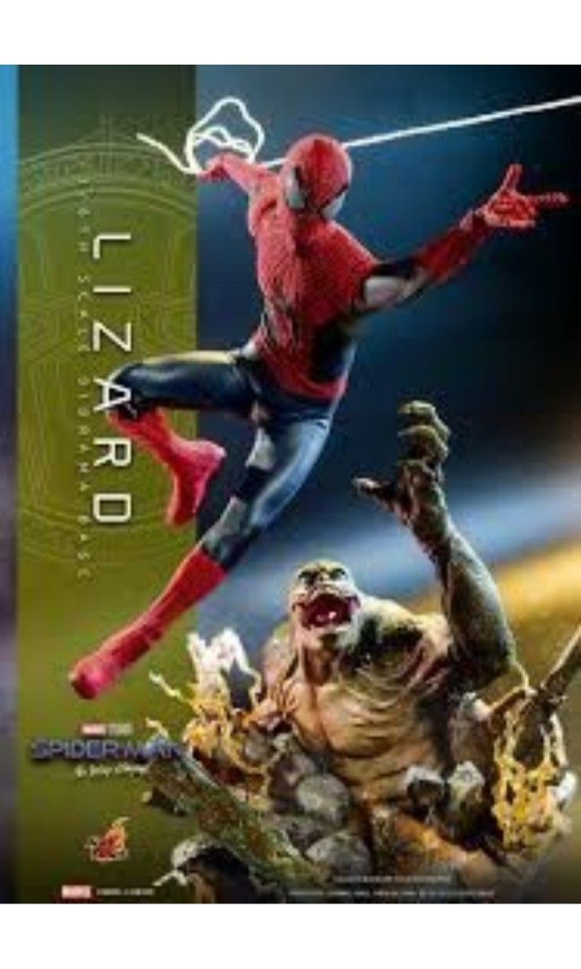 全新未開Hottoys TASM2 The Amazing Spider Man Lizard Set MMS658