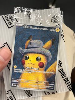 現貨Pokemon card Van Gogh 梵高Museum TCG card Pikachu with