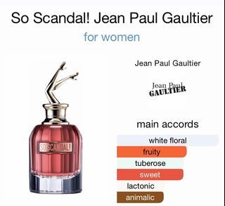 🦋 SALE! SO SCANDAL! JEAN PAUL GAULTIER 100ML FOR WOMEN