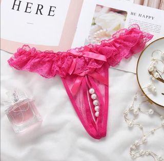 現貨♦️性感蕾絲珍珠內褲      ♦️情趣內衣sexy  lingerie ♦️629748235388171110