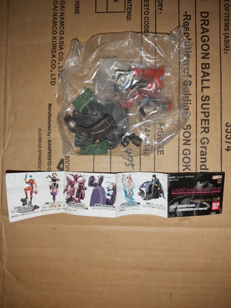 裝甲騎兵Sunrise Imagination Figure 1 日版扭蛋Collection枱頭擺設