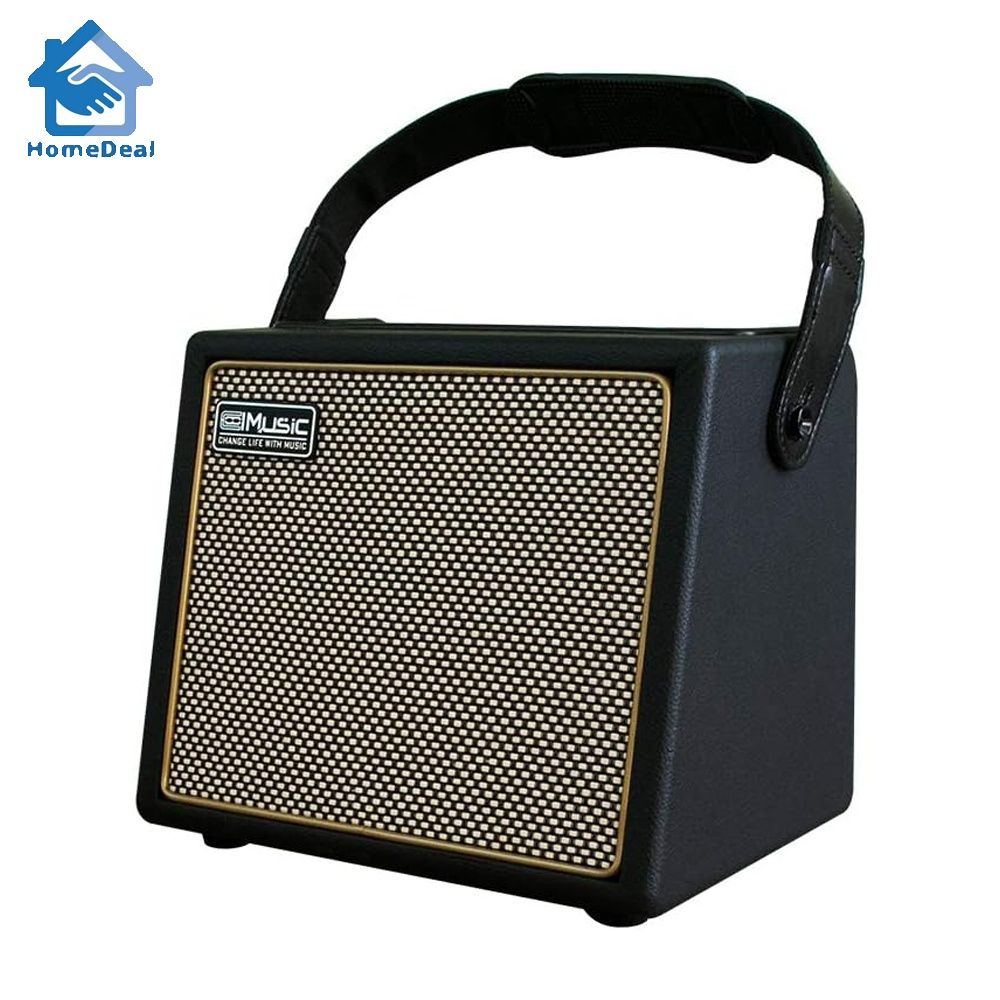 Rechargeable amplifier speaker top