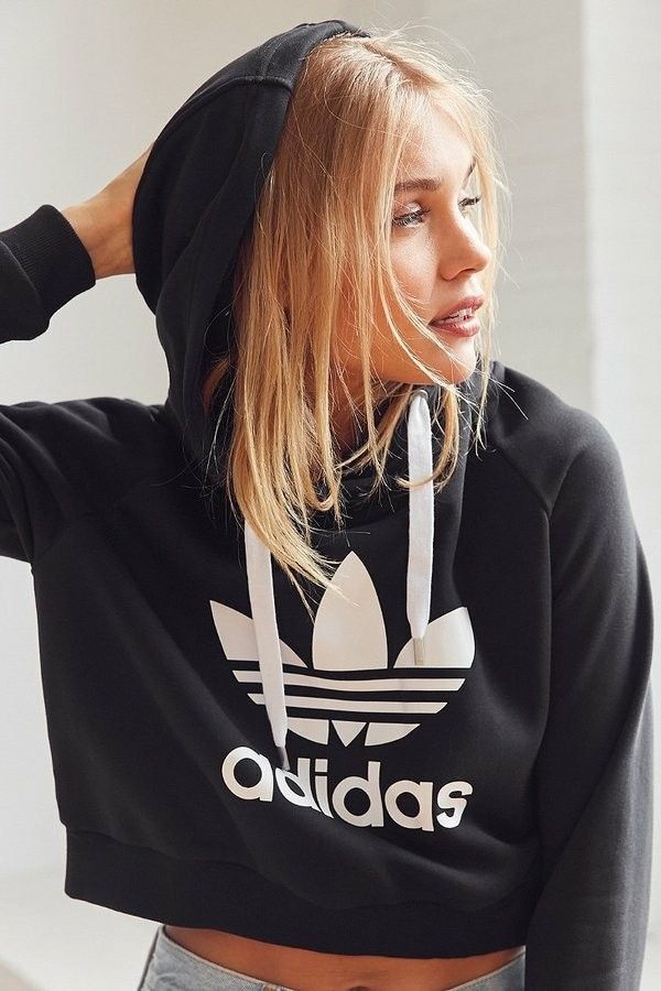 Adidas sweaters crop tops cheap