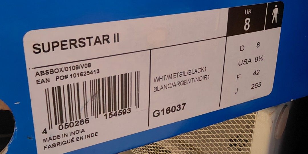 Original superstar 2 blanc store