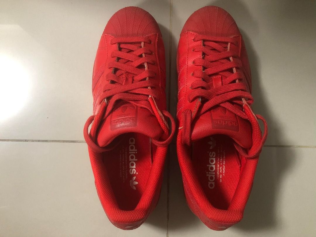 Adidas superstar all online red