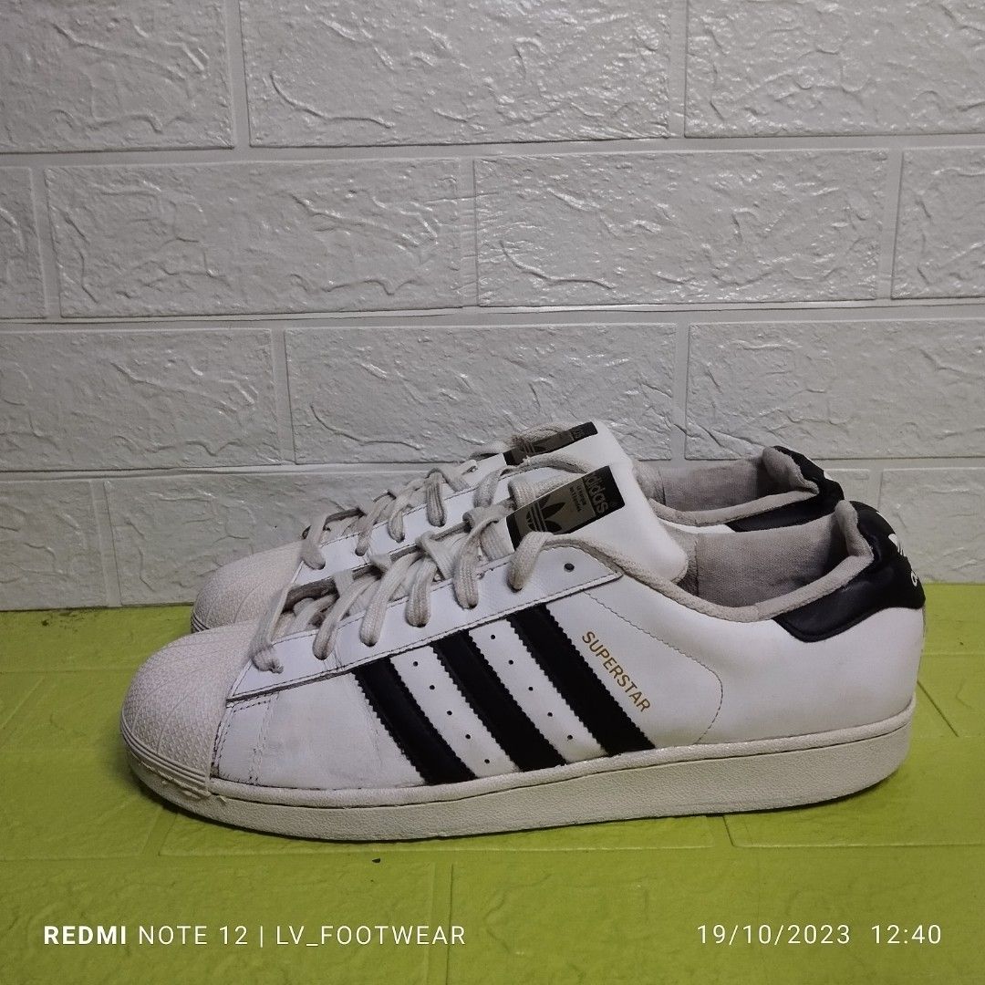 Adidas superstar 1 white black shop foundation size 3