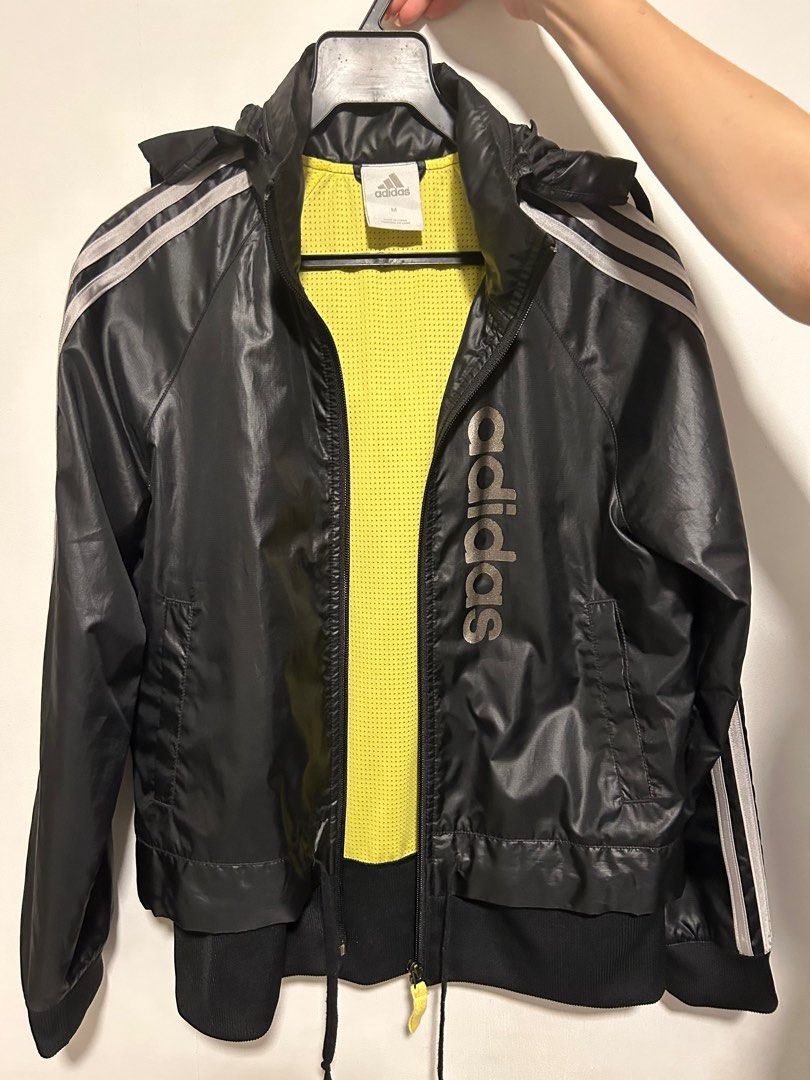 Gold hot sale adidas windbreaker