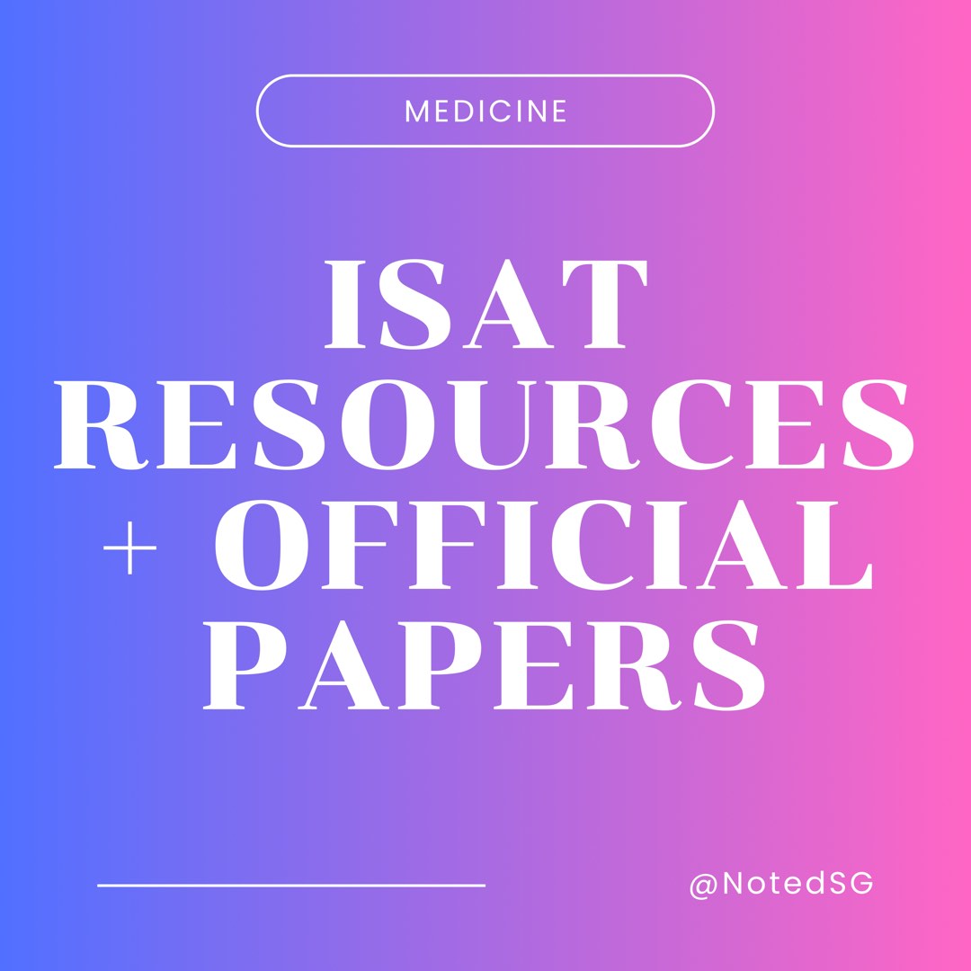 [Admission Test] ISAT Official Test Paper & Resources Package (WITH