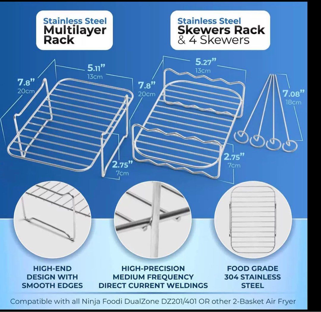 Air fryer rack, Furniture & Home Living, Kitchenware & Tableware, Other