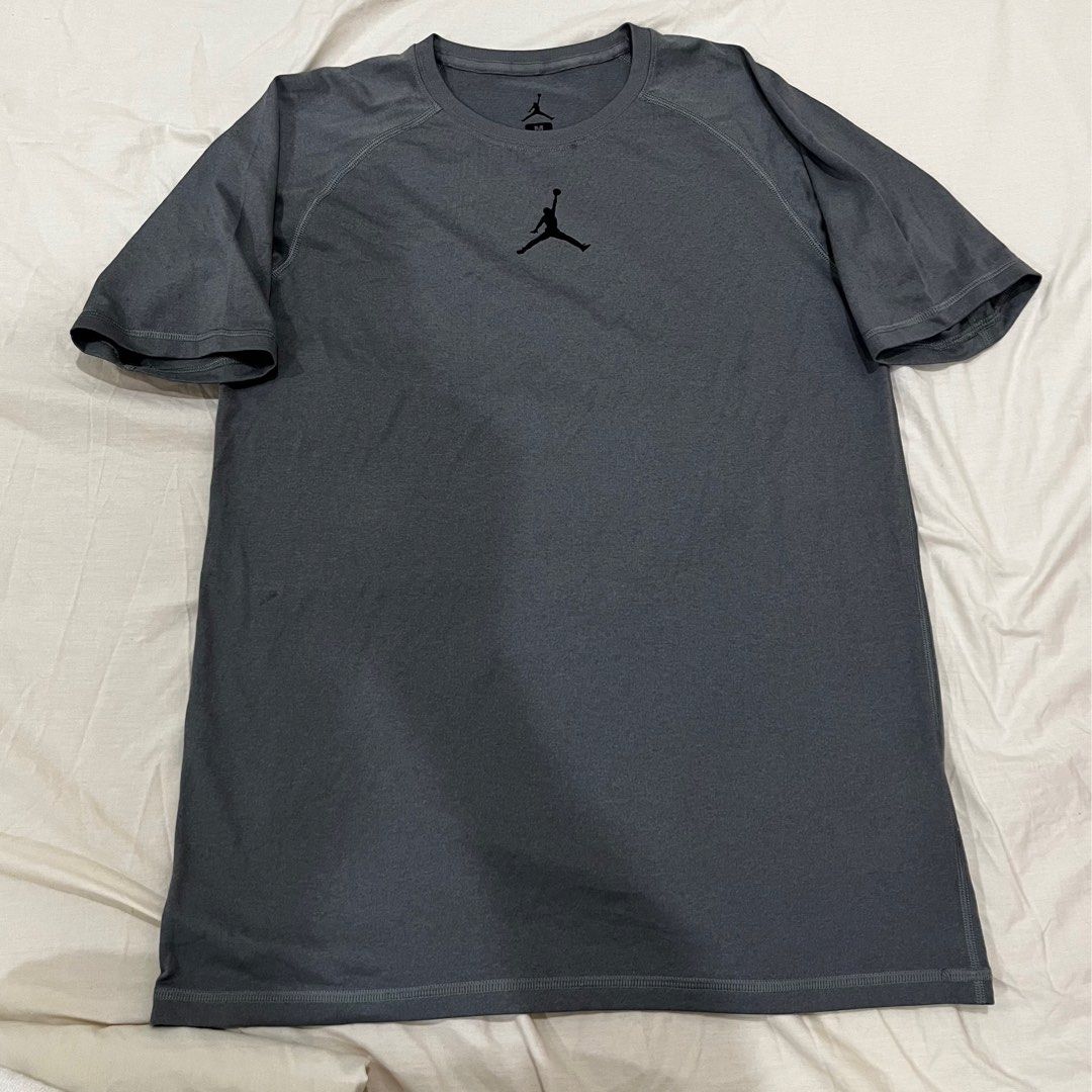 Air Jordan AJ nike alpha 23 grey Dry Fitted SS Top shirt jersey