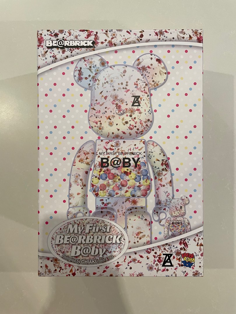 Anrealage My First Be@rbrick B@by 400% & 100% Bearbrick Baby 碎花
